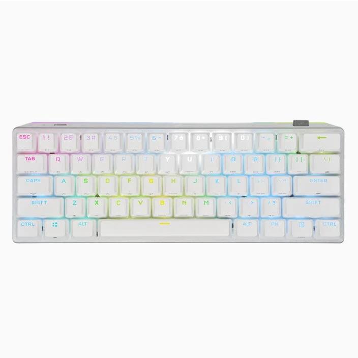 CORSAIR K70 PRO MINI Wireless RGB 60% Mechanical Keyboard - Switch:Cherry MX  Red - Version:White