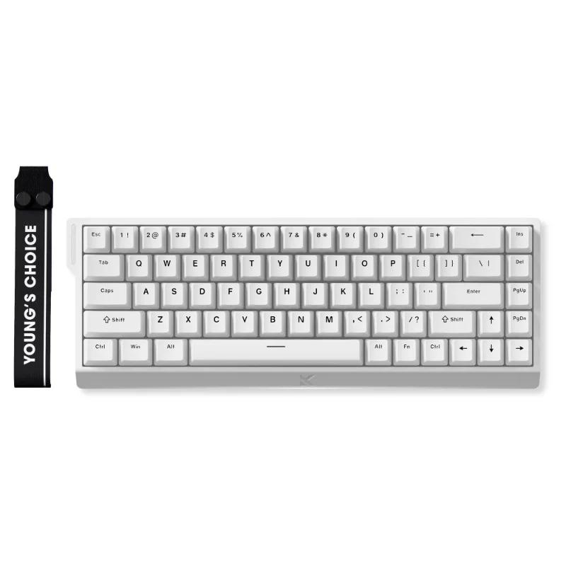 MCHOSE Ace 68 Hall Effect Magnetic Switch Gaming Keyboard - Version:Ace 68 White - Switch:TTC Uranus Standard