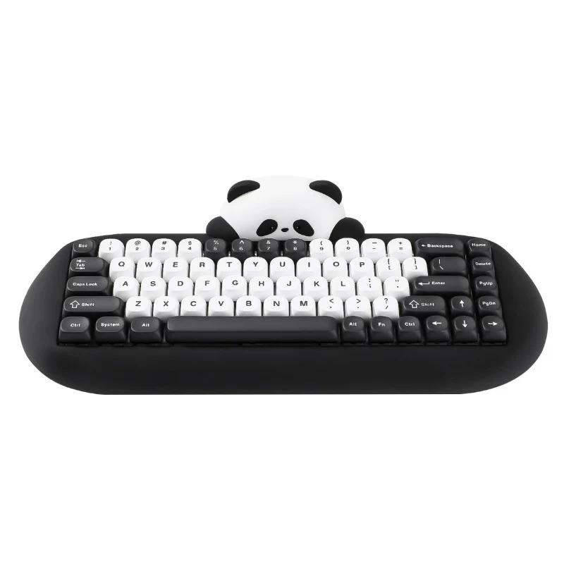 YUNZII C68 Panda Wireless Hi-Fi Mechanical Keyboard - Version:C68 Panda-Black - Switch:YUNZII Panda Linear Switch
