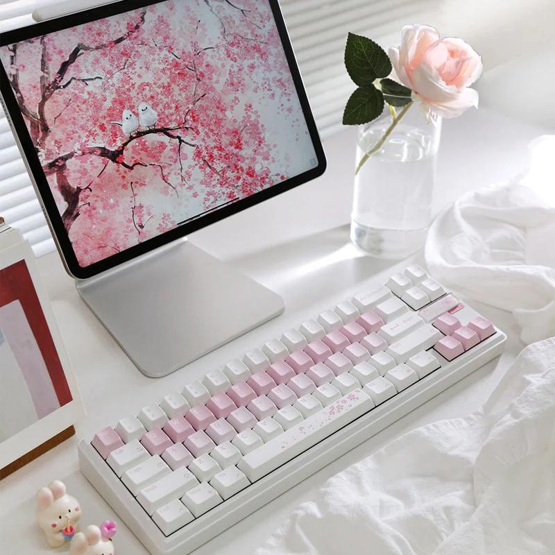 VARMILO Sword68 Full CNC Metal RGB Mechanical Keyboard - Type:Sakura - Switches:Kailh Prestige Voice