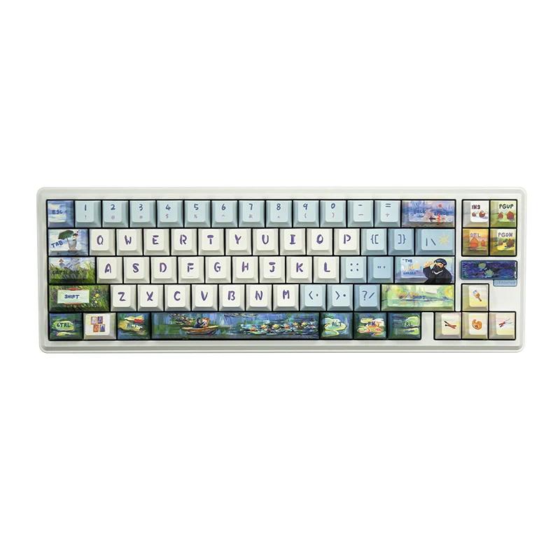 VARMILO Sword68 Full CNC Metal RGB Mechanical Keyboard - Type:Monet - Switches:Kailh Prestige Voice