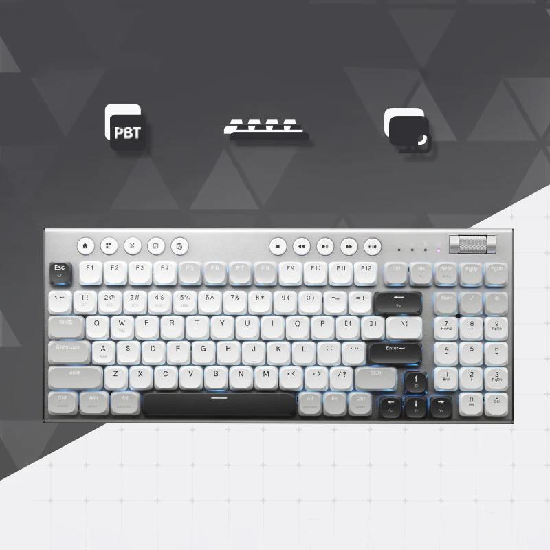 ThundeRobot K96 Low Profile Mechanical Keyboard - Version:Saturn Storm - Switch:Red Switch