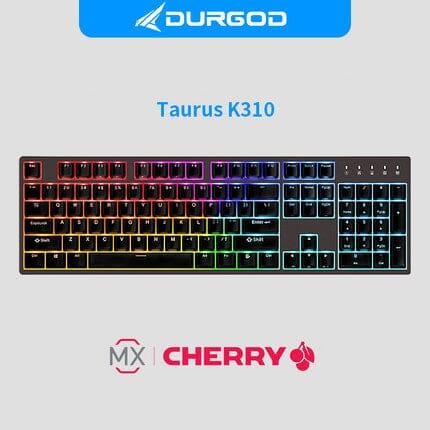 DURGOD Taurus 310 Nebula RGB Mechanical Keyboard - Type:Black RGB NS 104keys - Switch:Cherry Brown