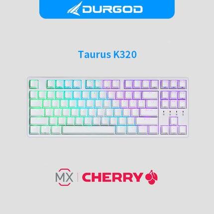 DURGOD Taurus 310 Nebula RGB Mechanical Keyboard - Type:White RGB NS 87keys - Switch:Cherry Blue