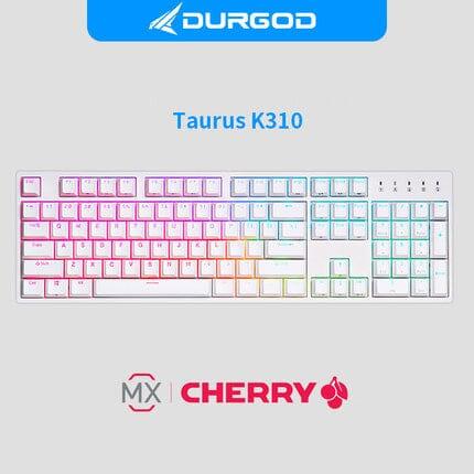 DURGOD Taurus 310 Nebula RGB Mechanical Keyboard - Type:White RGB NS 104keys - Switch:Cherry Blue