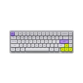 AESCO A67/A83 Electric Induction Wireless RT Hot-Swappable Mechanical Keyboard - Version:A67 White - Switch:Pop Pro Switch