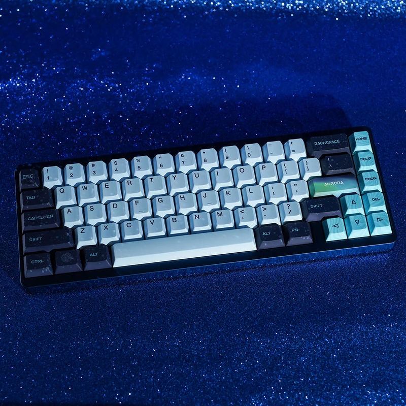VARMILO Muse65 Magnetic Switch Aluminum Alloy Mechanical Keyboard - Version:Aurora - Switch:TTC KOM RGB
