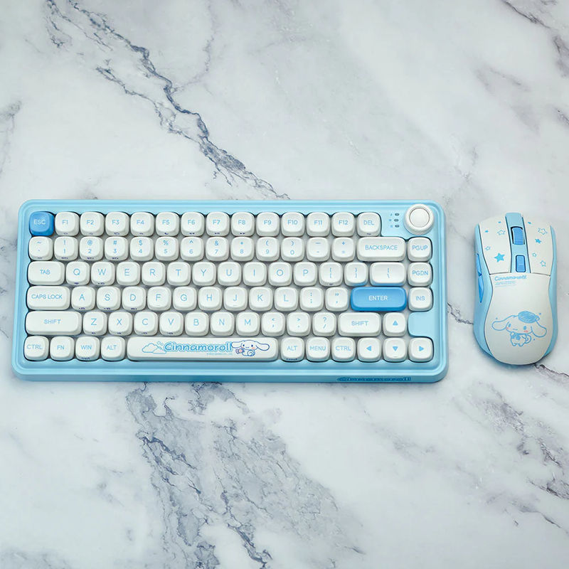DAREU Z82 Cinnamoroll Mechanical Keyboard Combo - Type:Keyboard+Mouse