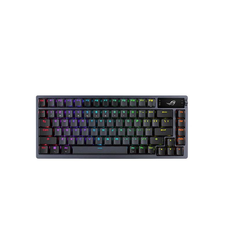 ROG Azoth Gasket OLED Mechanical Keyboard - Switch:NX Blue - Color Version:Black
