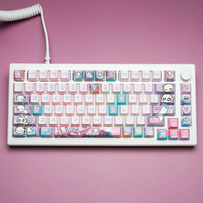 Akko MOD007PC 7th Anniversary Mechanical Keyboard - Version:MOD 007 PC-Wired - Switch:Cream Yellow Magnetic