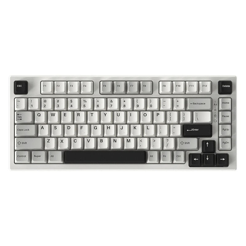 YUNZII YZ75 Wireless Mechanical Keyboard - Version:White - Switch:Gateron G Pro Red