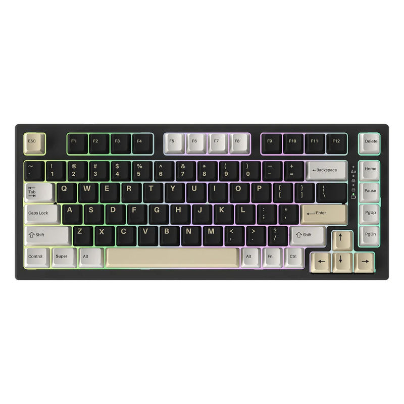 YUNZII YZ75 Wireless Mechanical Keyboard - Version:Black - Switch:Gateron G Pro Black