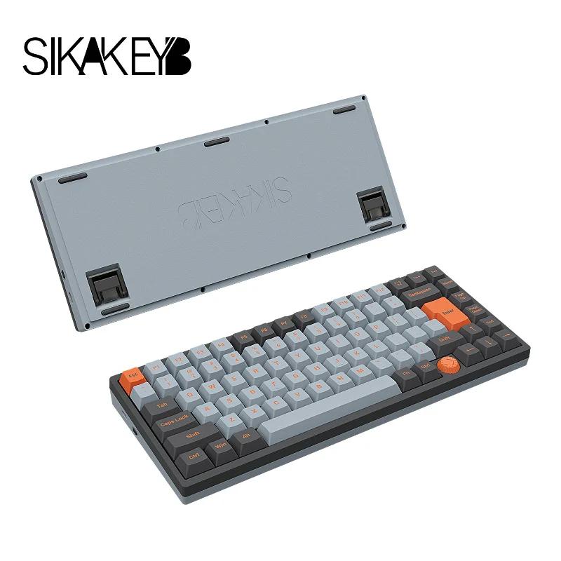 SIKAKEYB Castle CK75 Magnetic Switch Mechanical Keyboard - Version:Grey - Switch:Magnetic Jade Switch