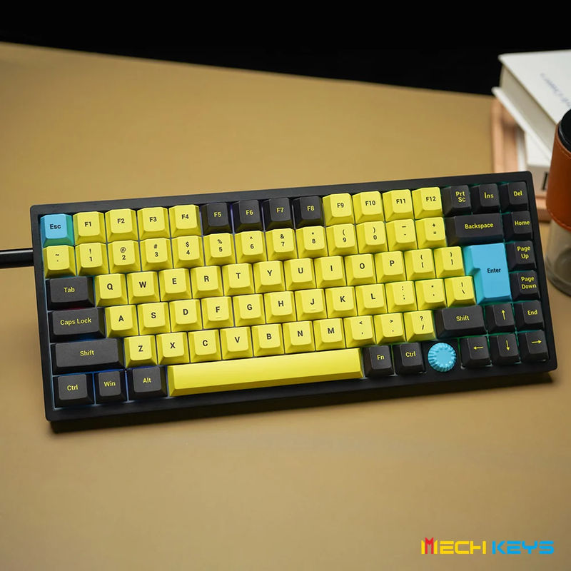 SIKAKEYB Castle CK75 Magnetic Switch Mechanical Keyboard - Version:Yellow - Switch:Magnetic Jade Switch