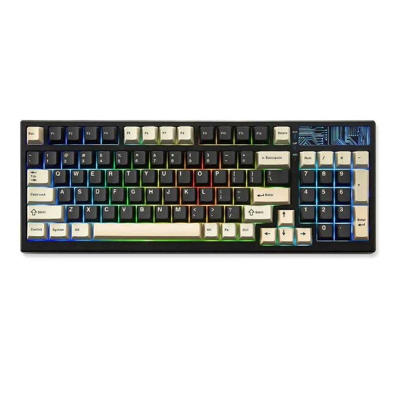 YUNZII YZ98 Gaming Mechanical Keyboard - Version:Black - Switch:YUNZII Milk Switch