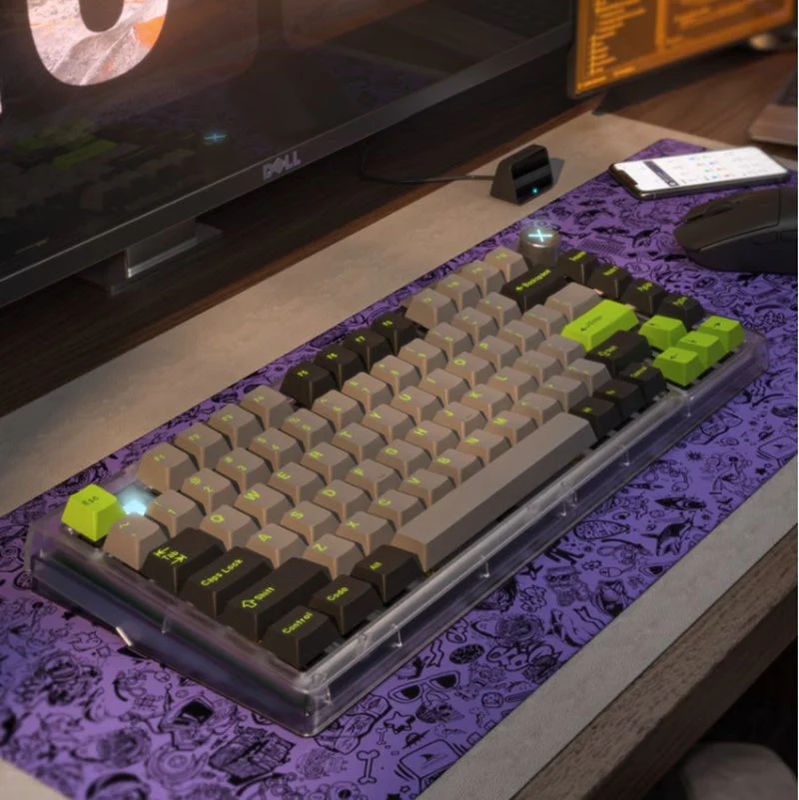 Darmoshark TOP75 Mechanical Keyboard - Version:Black-TTC Shark Switches