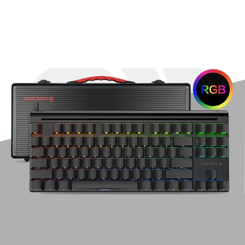 CHERRY MX8.0 Mechanical Keyboard - Version:Black-RGB - Switch:Black Switch