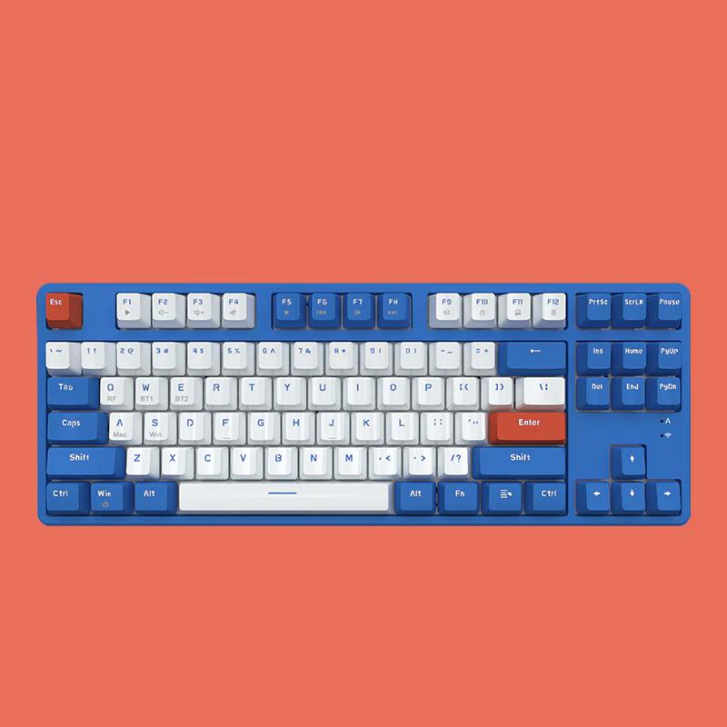 AJAZZ AK871 Mechanical Keyboard - Version:Blue - Switches:Blue Switch
