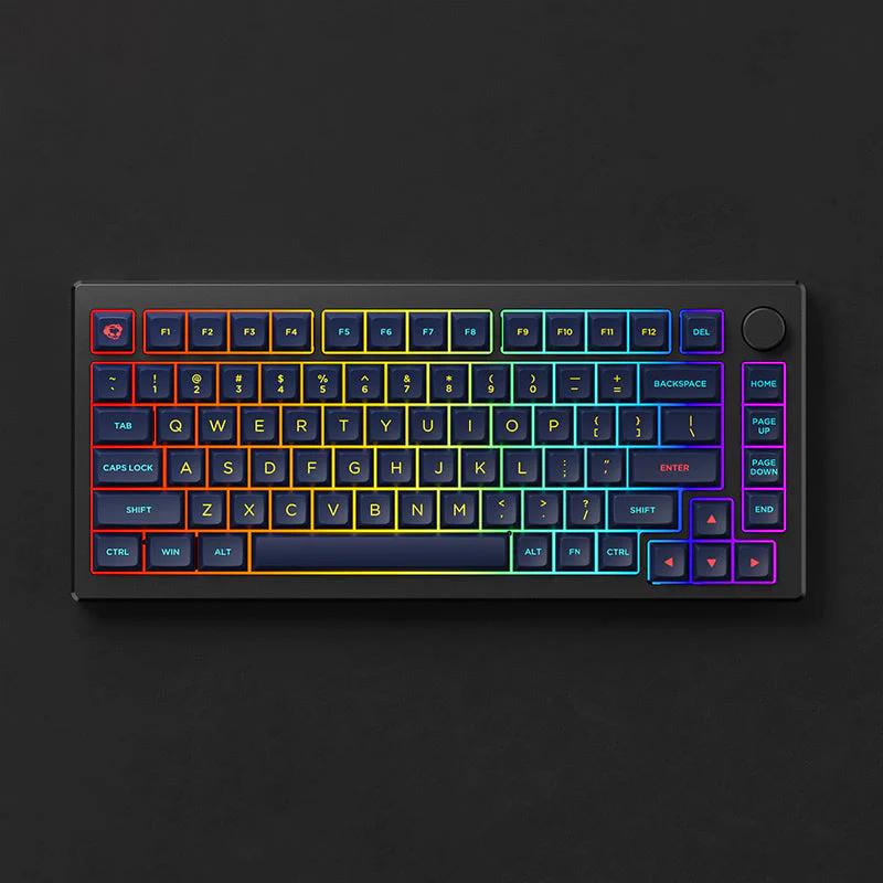Akko MOD007B-HE Magnetic Switch 75% Mechanical Keyboard - Version:Black-Starry Sky - Switch:Cream Yellow Magnetic