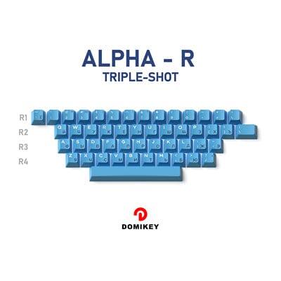 DOMIKEY Singlechip Cherry Profile Keycaps Set - Version:ALPHA -Russian