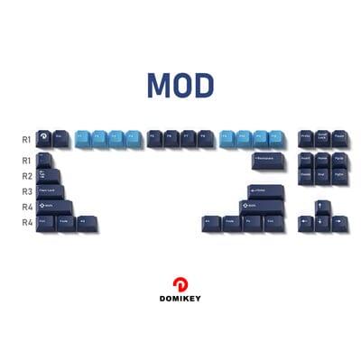 DOMIKEY Singlechip Cherry Profile Keycaps Set - Version:MOD