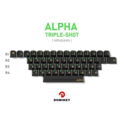 DOMIKEY Semiconductor Cherry Profile Keycaps Set - Version:ALPHA -Triple shot