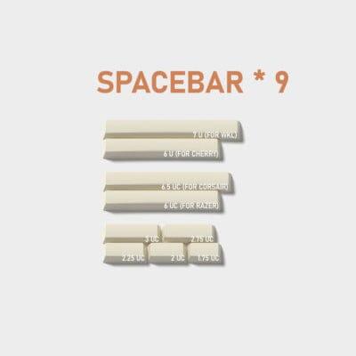 DOMIKEY Vintage Cherry Profile Keycaps Set - Version:SPACEBAR