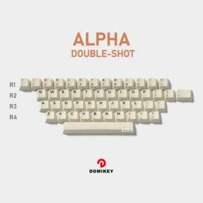 DOMIKEY Vintage Cherry Profile Keycaps Set - Version:ALPHA -Double shot
