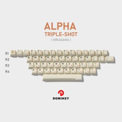DOMIKEY Vintage Cherry Profile Keycaps Set - Version:ALPHA -Triple shot