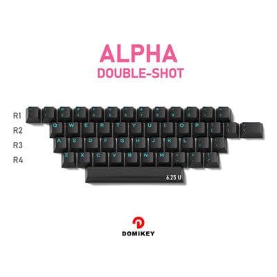 DOMIKEY Miami Night Cherry Profile Keycaps Set - Version:ALPHA -Double shot