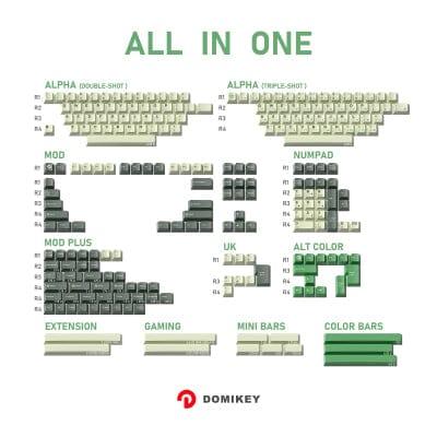 DOMIKEY Desert Island Cherry Profile Keycaps Set - Version:ALL IN ONE