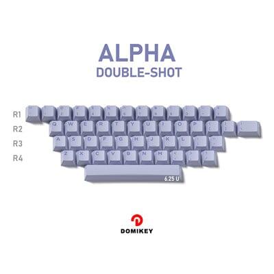DOMIKEY HUSH Cherry Profile Keycaps Set - Version:ALPHA -Double shot