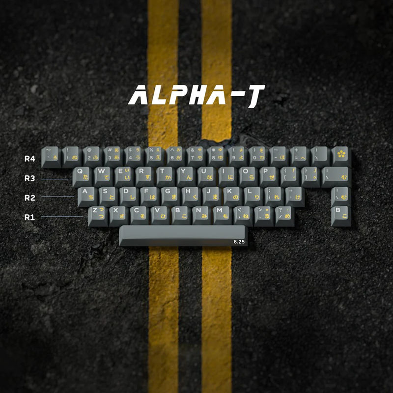 DOMIKEY CHASER Cherry Profile Keycaps - Version:Alpha J
