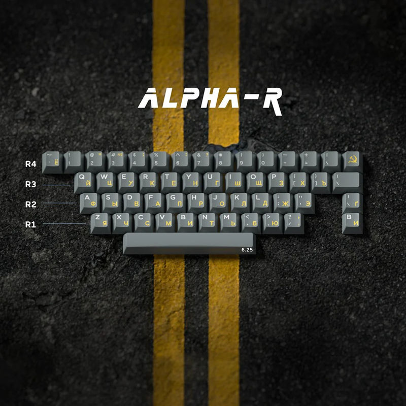 DOMIKEY CHASER Cherry Profile Keycaps - Version:Alpha R