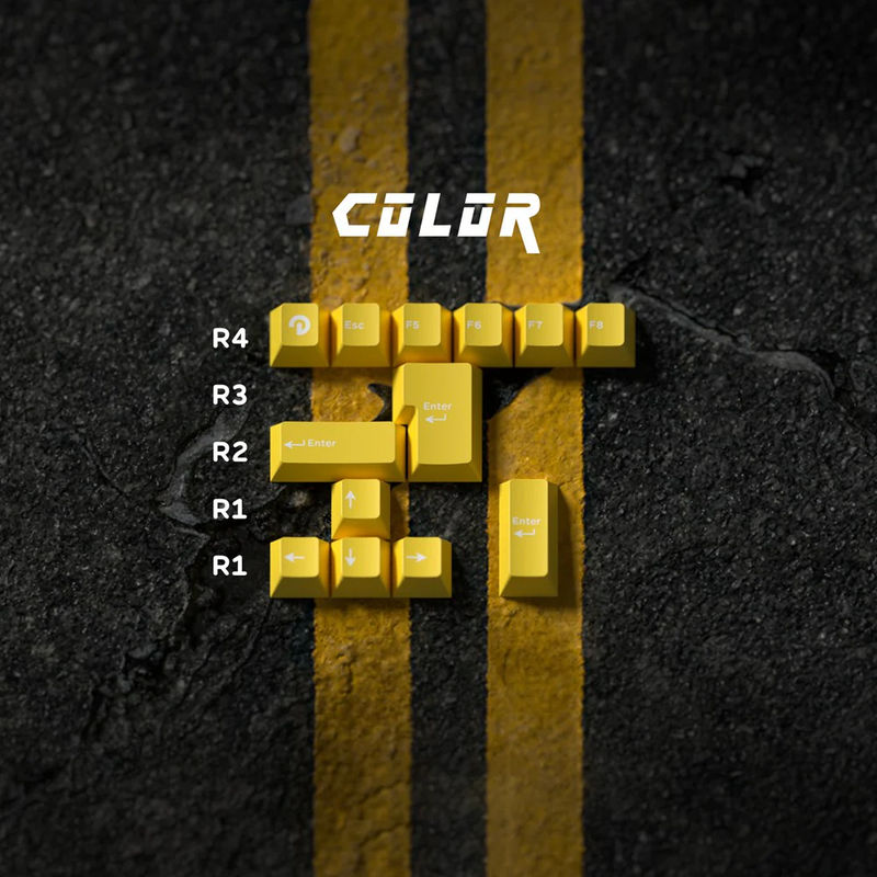 DOMIKEY CHASER Cherry Profile Keycaps - Version:Alt Color