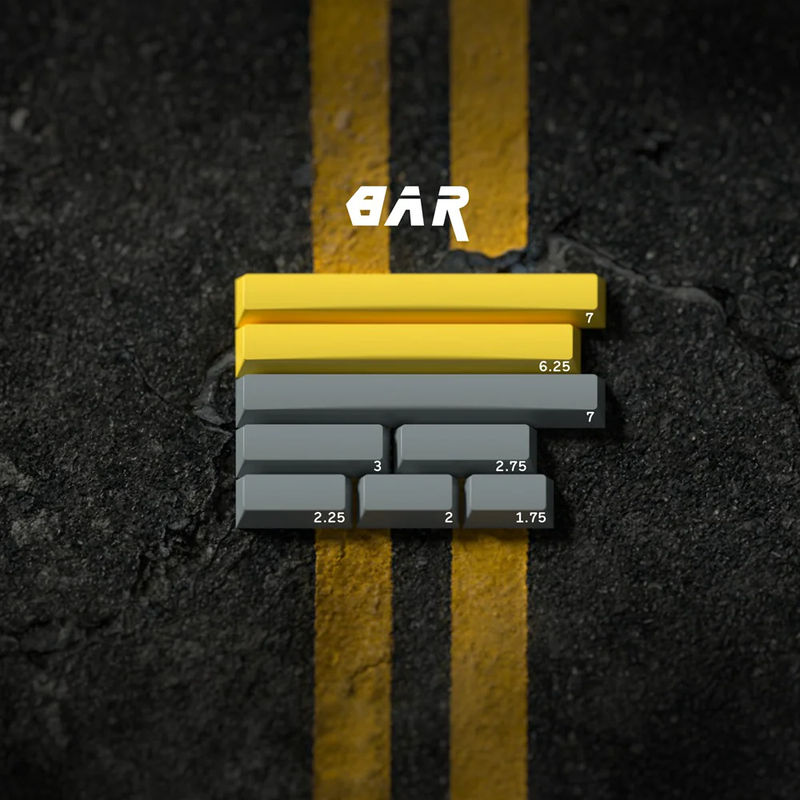 DOMIKEY CHASER Cherry Profile Keycaps - Version:Spacebar
