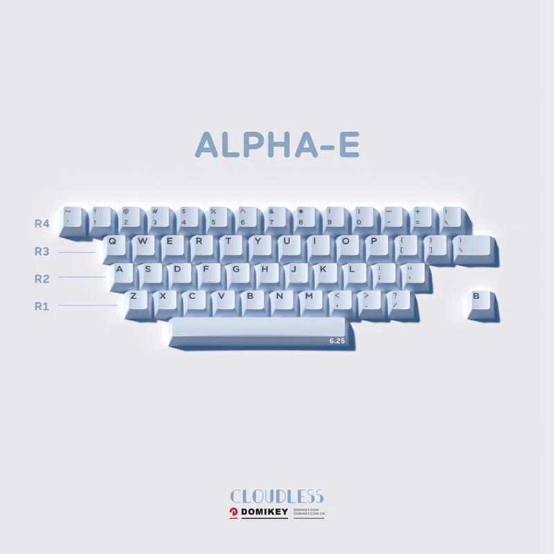 DOMIKEY Cloudless Cherry Profile Keycap Set - Version:Alpha-E