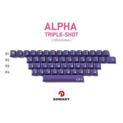 DOMIKEY Pumper Cherry Profile Keycaps Set - Version:ALPHA -Triple shot
