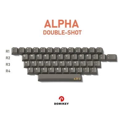 DOMIKEY DOLCH Cherry Profile Keycaps Set - Version:ALPHA -Double shot
