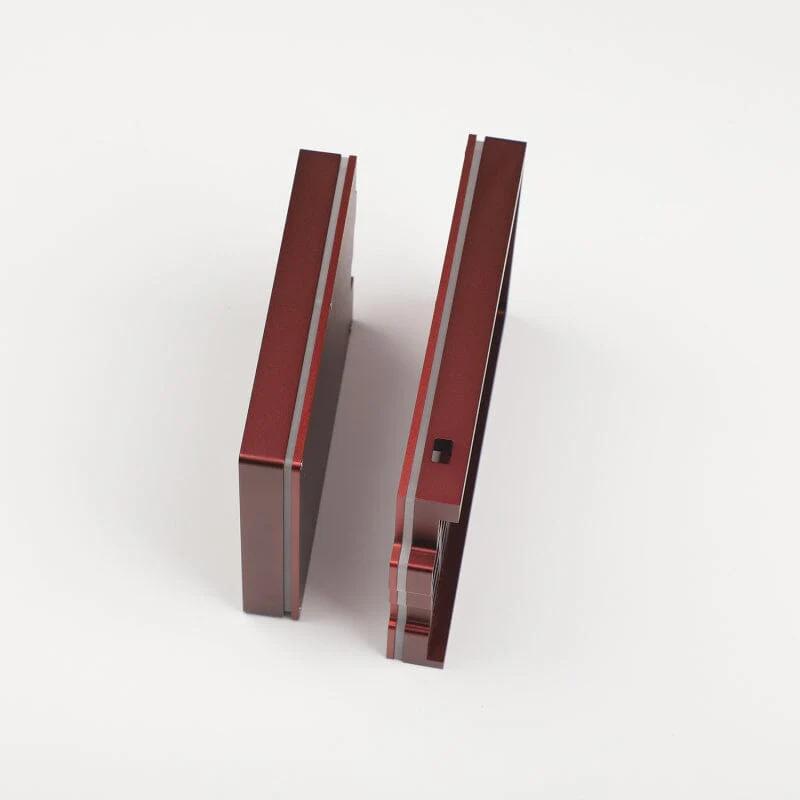 YMDK Split 64 SP64 CNC Aluminum Case Hot Swap RGB DIY Kit - Type:Wine Red - Version:Base Kit