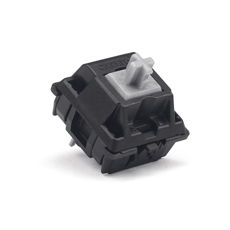 Cherry MX Mechanical Keyboard Plate-Mounted 3pin Switch - Type:Tactile grey-5pin - Version:10 pieces