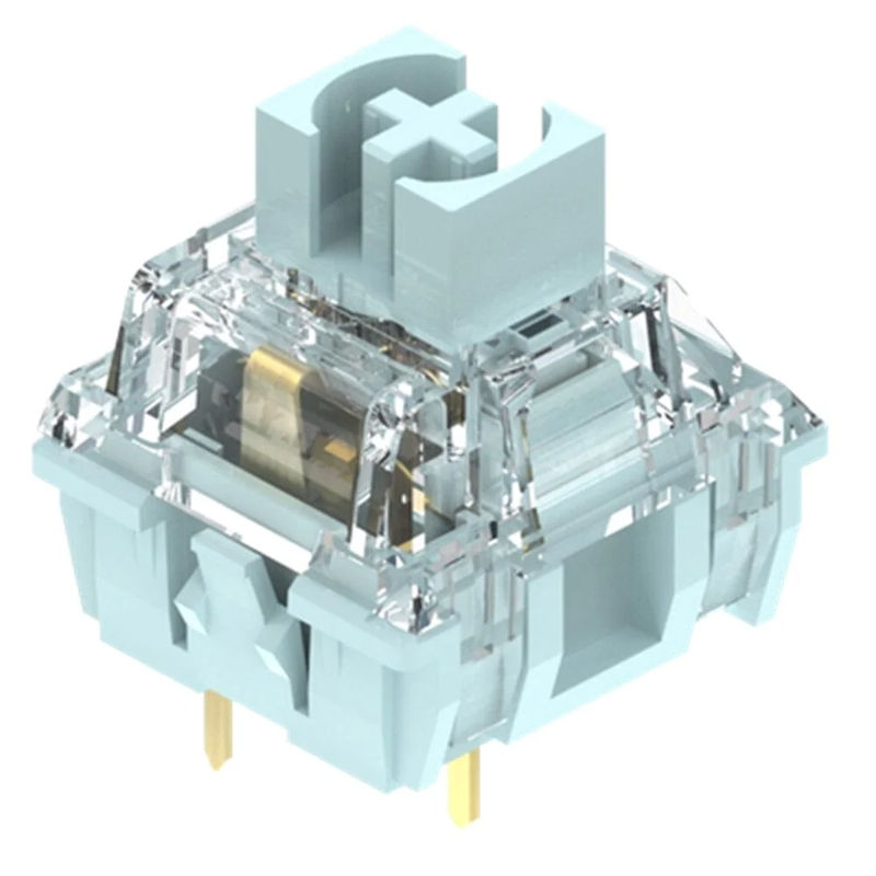 TTC Silent Bluish White/Bluish White Switches - Type:10 pieces - Version:Bluish White