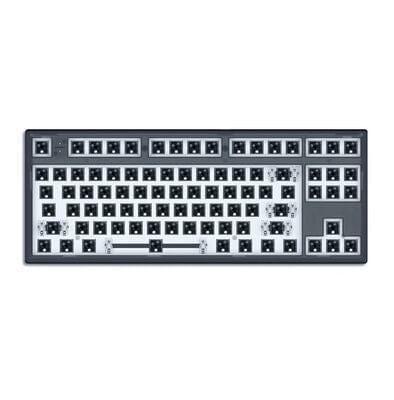 FL·ESPORTS MK870 Wireless Mechanical Keyboard Kit - Version:Obsidian(North facing LED)-Three mode