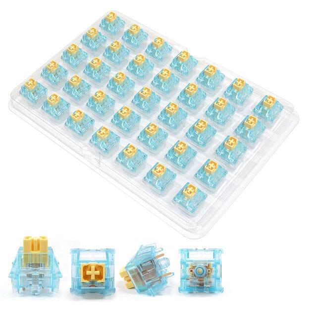 Skyloong Glacier Customized Mechanical Keyboard Switches - Switch:Glacier Yellow - Type:105 pieces