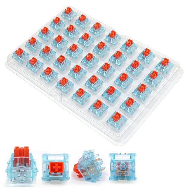Skyloong Glacier Customized Mechanical Keyboard Switches - Switch:Glacier Red - Type:105 pieces