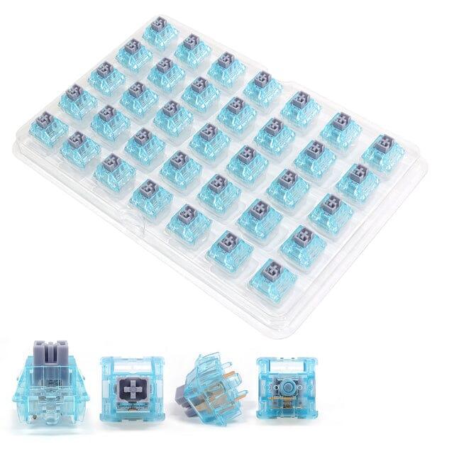 Skyloong Glacier Customized Mechanical Keyboard Switches - Switch:Glacier Silver - Type:105 pieces