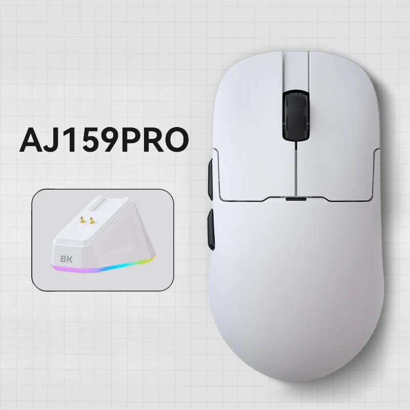 AJAZZ AJ159 APEX Three Mode 8K Gaming Mouse - Version:AJ159PRO - Color Version:White