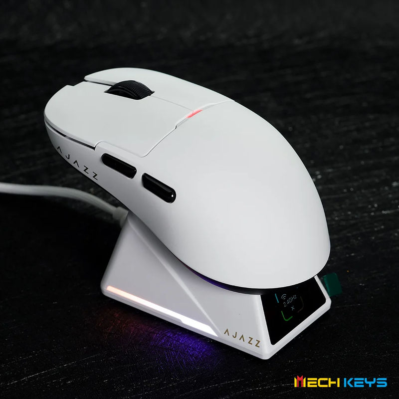 AJAZZ AJ159 APEX Three Mode 8K Gaming Mouse - Version:AJ159APEX - Color Version:White