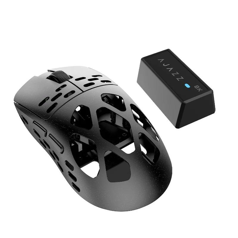 AJAZZ AM3 PRO Magnalium PAW3950 Wireless 8K Mouse - Version:AM3 MAX - Color Type:Black