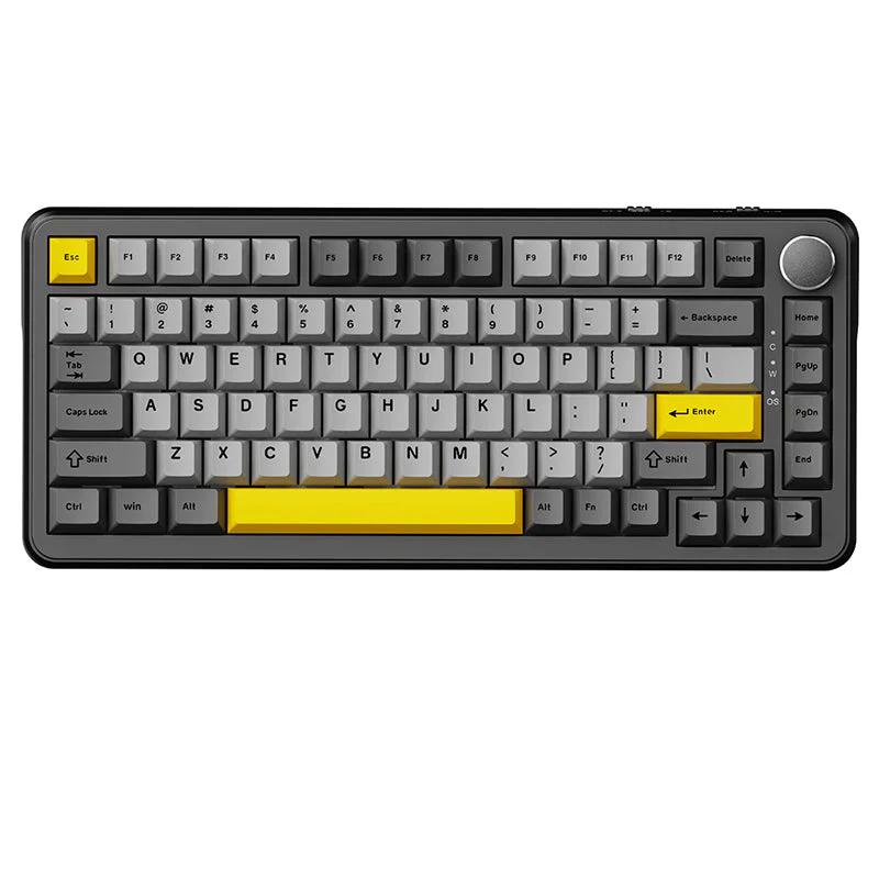 AJAZZ AK820 Max Wireless TFT Screen Mechanical Keyboard - Version:Black - Switch:Gift Linear - Display:None